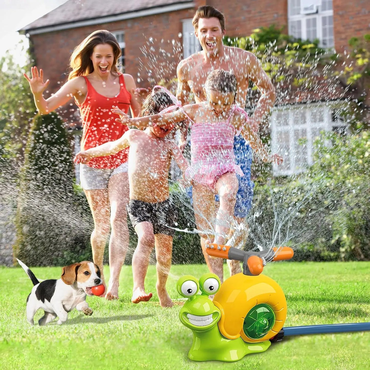 SplashSnail 2-in-1 Baseball Sprinkler Toy