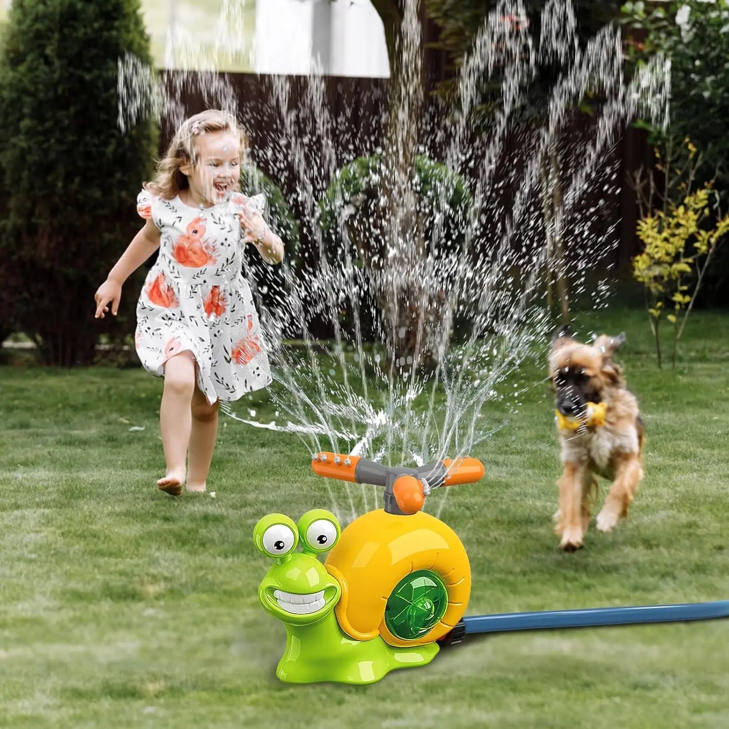 SplashSnail 2-in-1 Baseball Sprinkler Toy